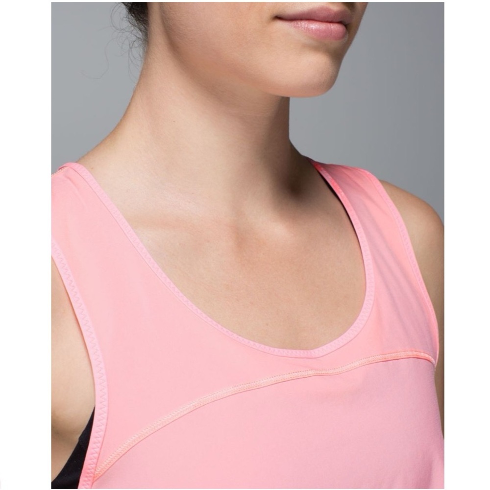 Lululemon Run: Split Singlet Hi Low Side Split Ta… - image 3